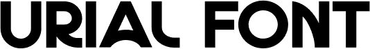 URIAL FONT Bold