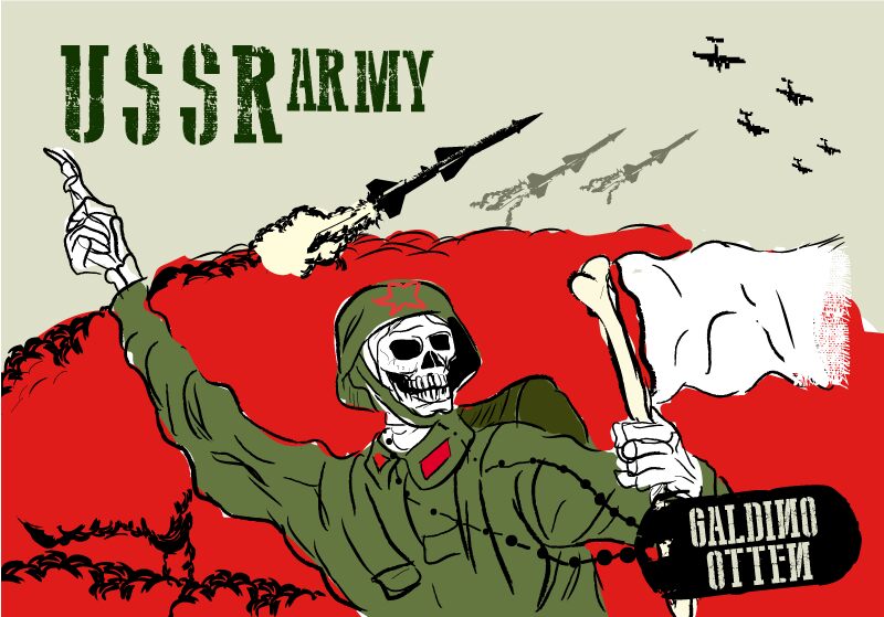 USSR Army Schriftart