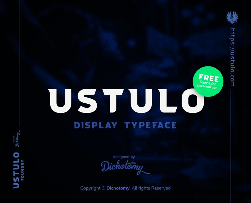 Ustulo Schriftart