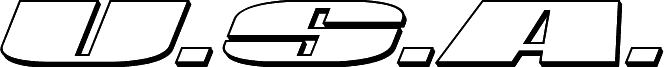 U.S.A. 3D Italic