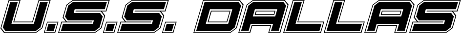 U.S.S. Dallas Academy Italic
