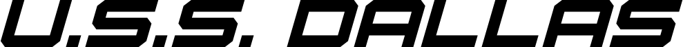 U.S.S. Dallas Italic