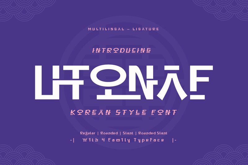 UTONAF Trial Regular — Font presentation