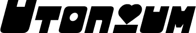 Vorschau der Schriftart Utonium Bold Italic