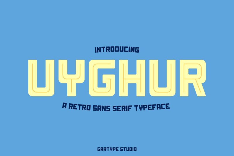 Uyghur Schriftart