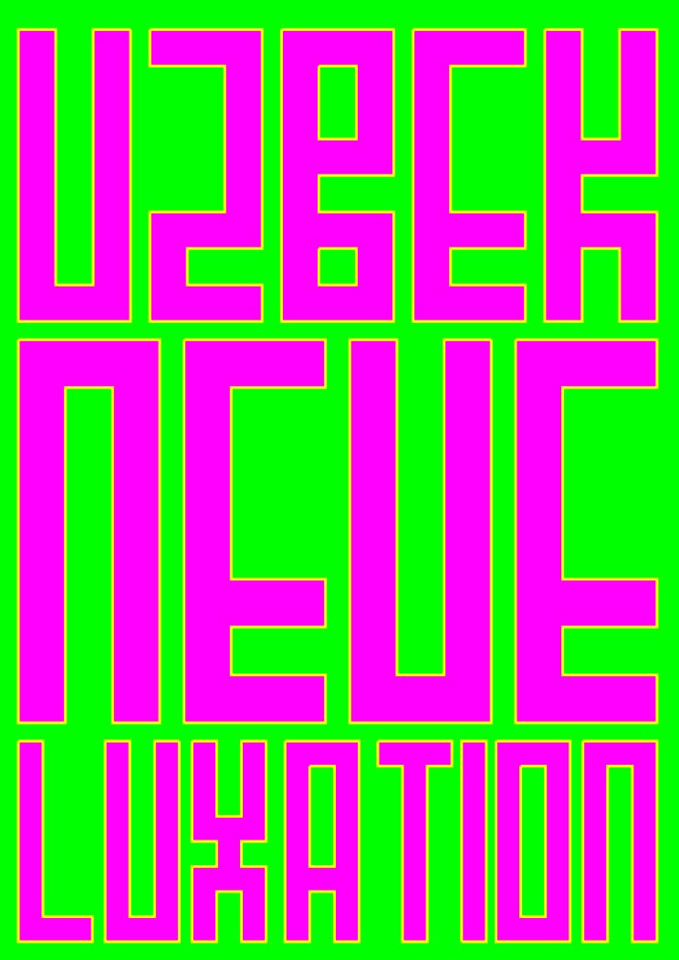 Uzbek Neue Luxation Font