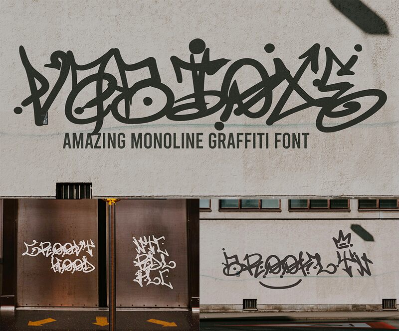 Vabioxe Graffiti Carattere