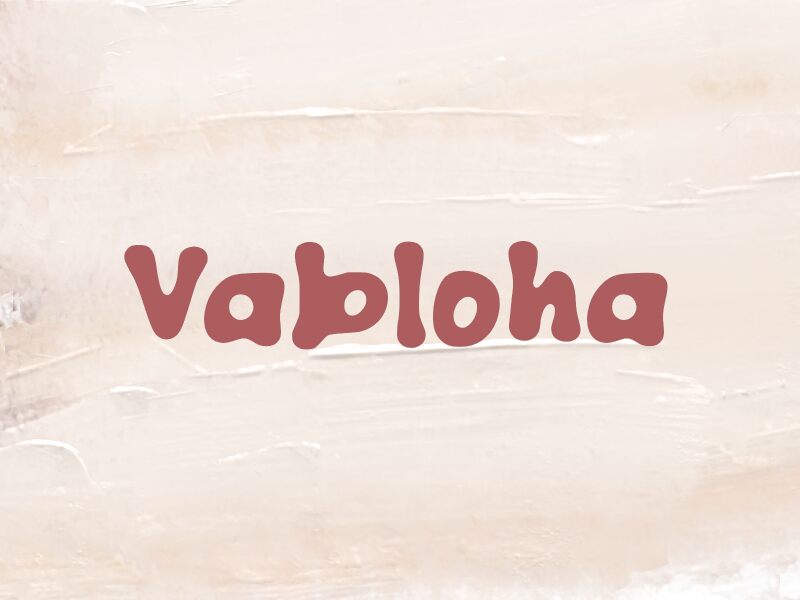 Vabloha Font