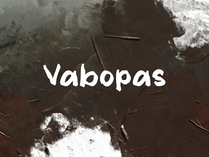 Vabopas font presentation and specimen