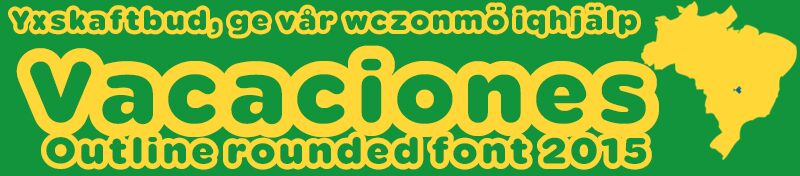 Vacaciones Czcionka