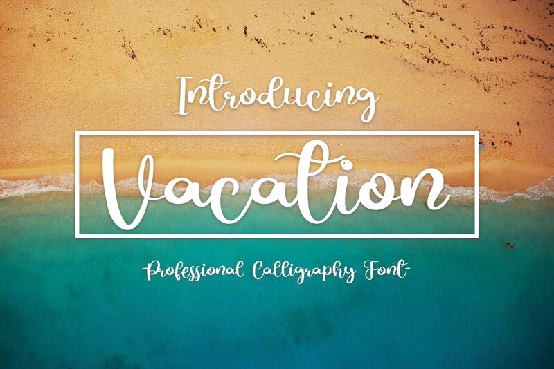 Vacation Czcionka