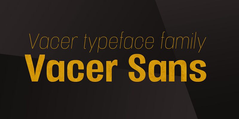 Vacer Sans Schriftart