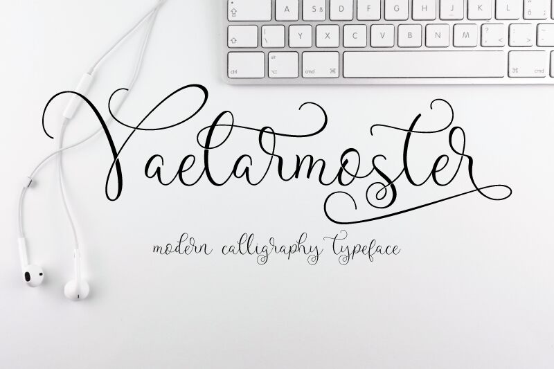 Vaelarmoster Czcionka