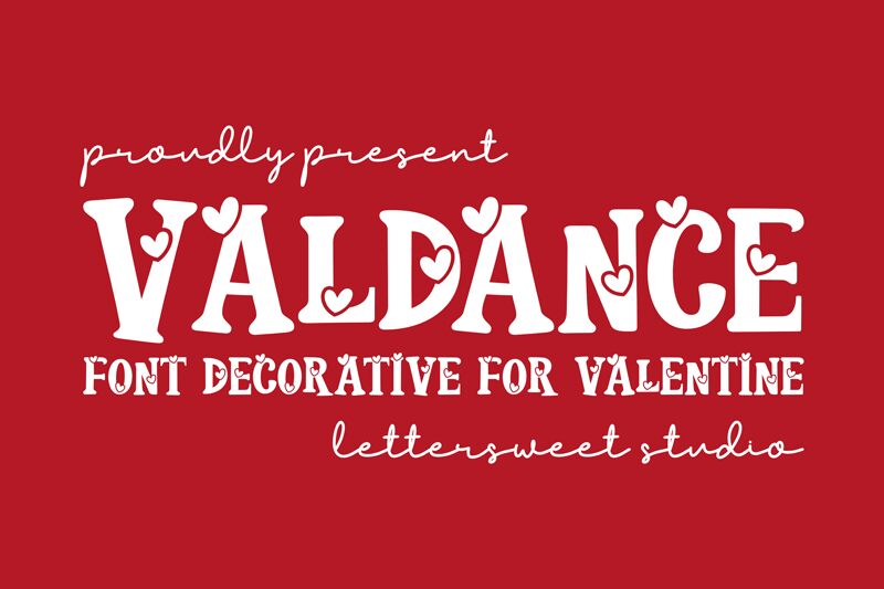 Valdance Schriftart