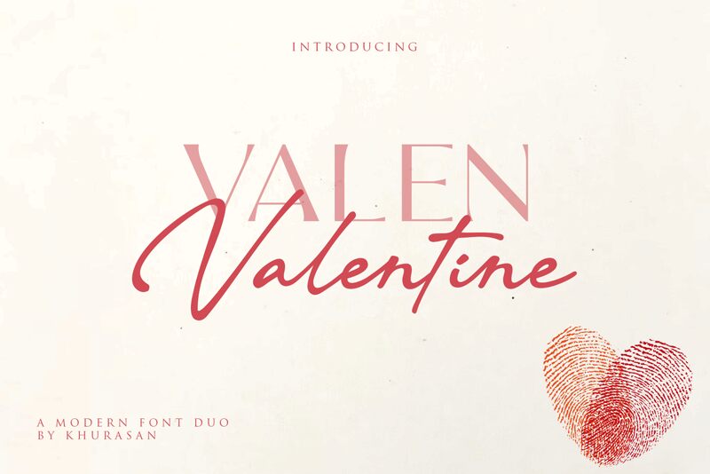 Valen Valentine Font