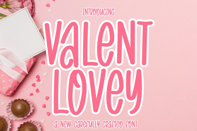 VALENT LOVEY Schriftart