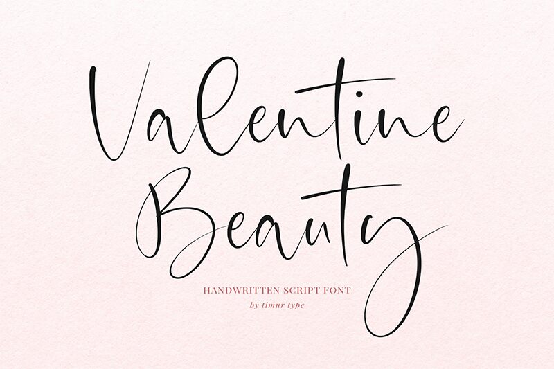 Valentine Beauty Schriftart