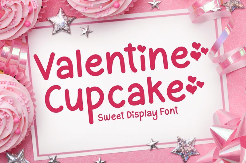 Valentine Cupcake Czcionka