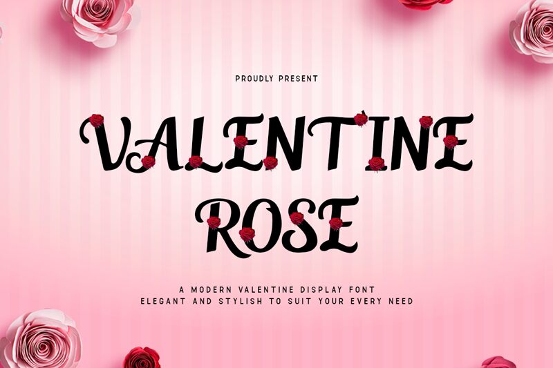 Valentine Rose Czcionka