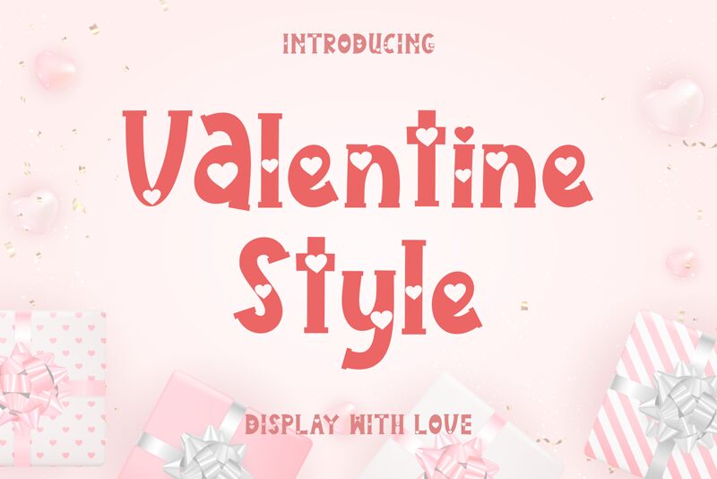 Valentine Style Czcionka