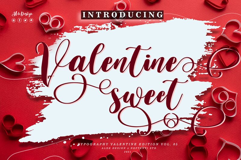 Valentine Sweet Schriftart