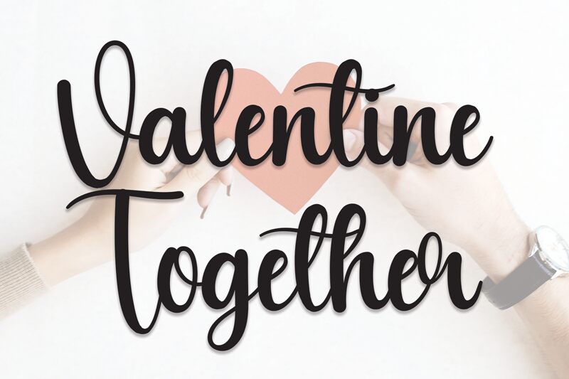 Valentine Together Schriftart