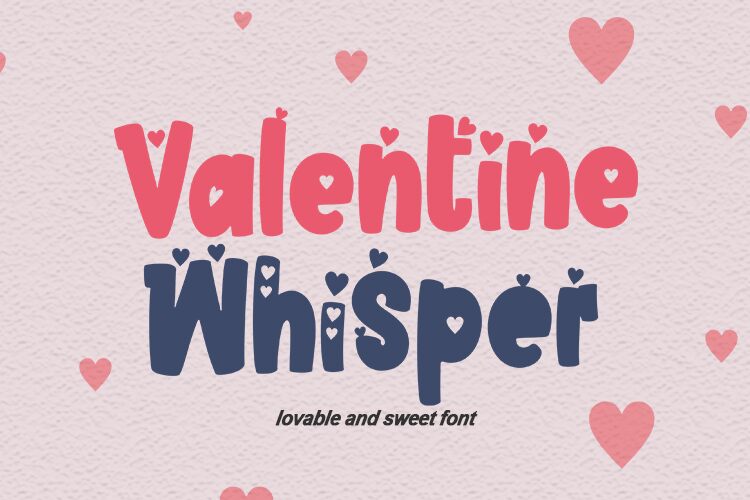 Valentine Whisper Czcionka