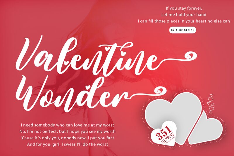 Valentine Wonder Schriftart