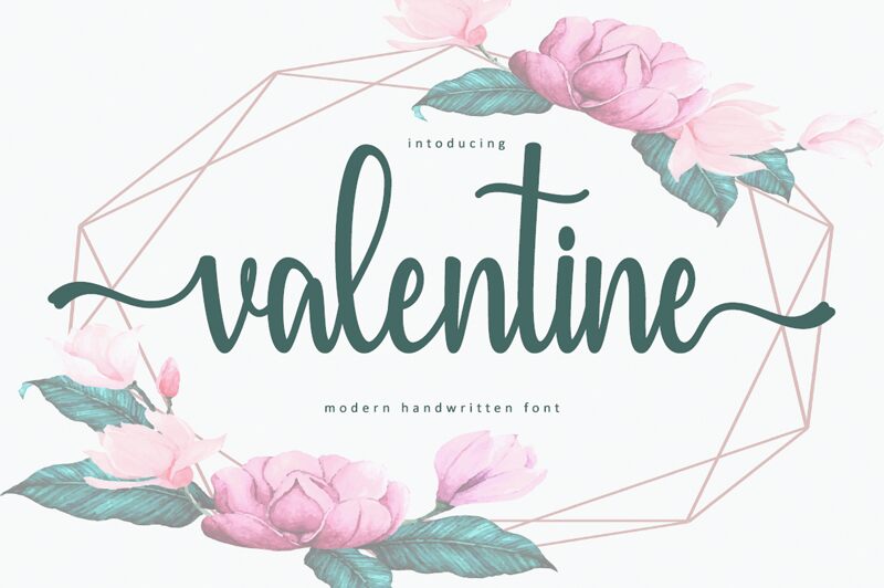 Valentine Schriftart