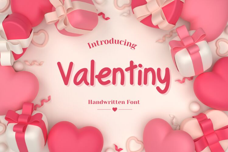 Valentiny Schriftart