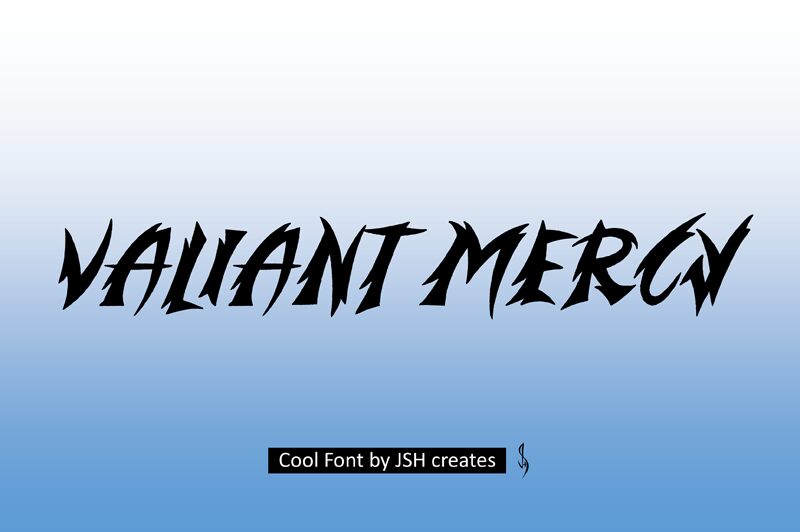 Valiant Mercy Schriftart