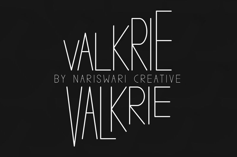 VALKRIE Schriftart