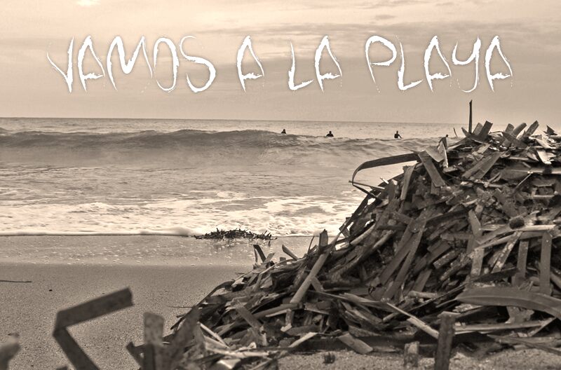 Vamos a la playa Schriftart