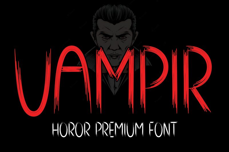 Vampir Czcionka