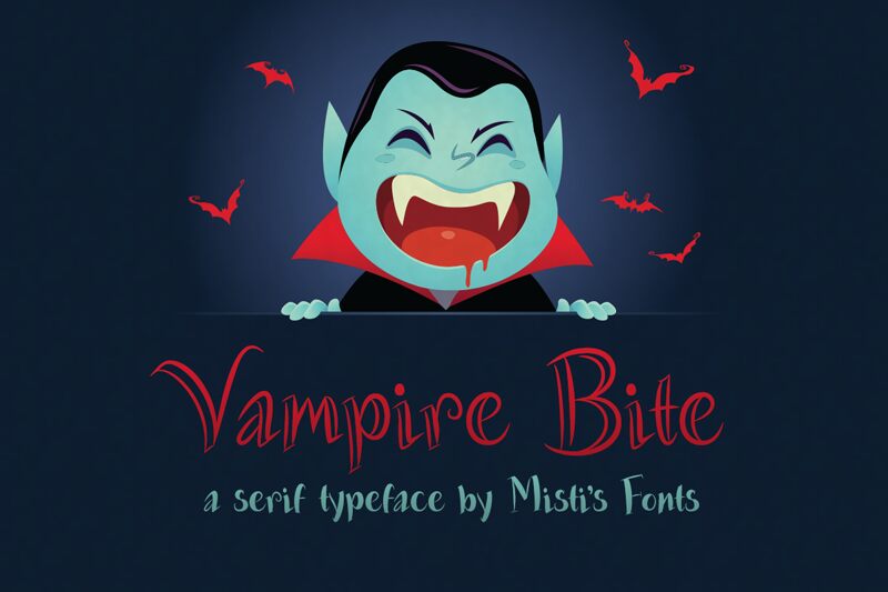 Vampire Bite Schriftart