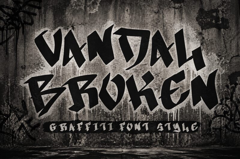 Vandal Broken Demo — Font presentation