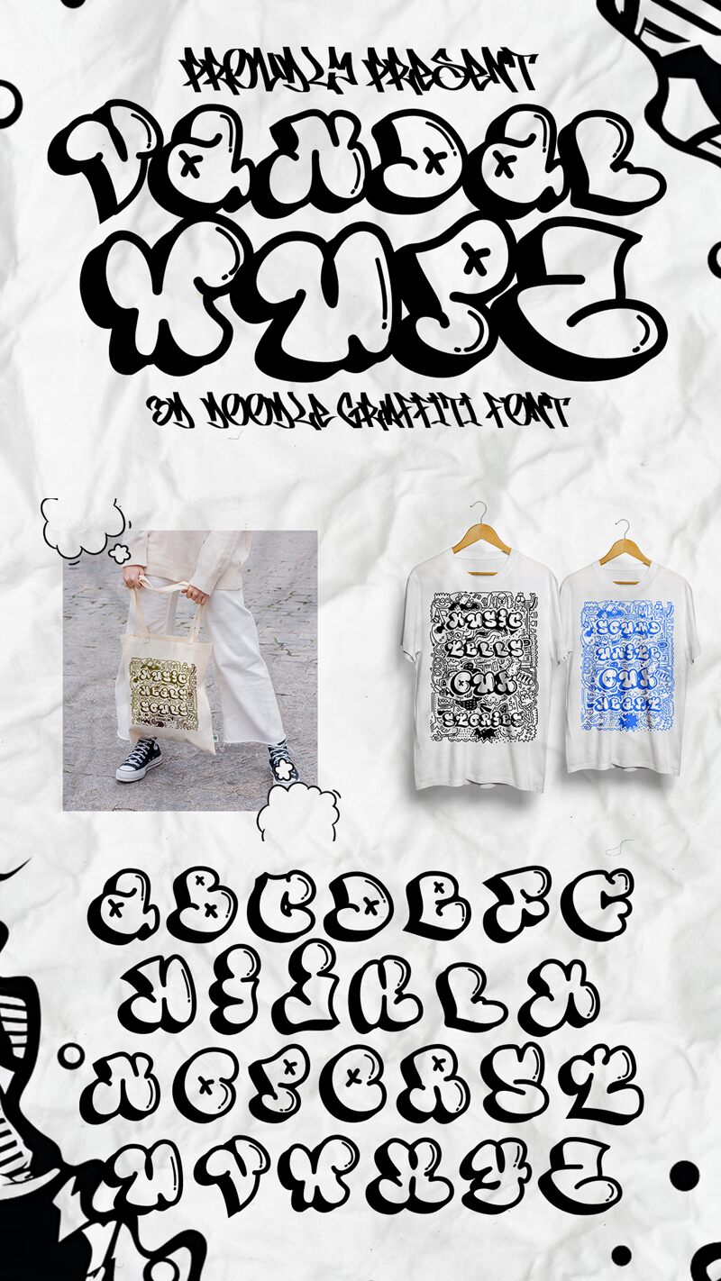 Vandal Wupz Druh písma