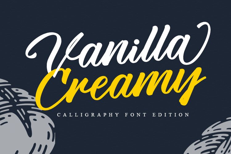 Vanilla Creamy Schriftart
