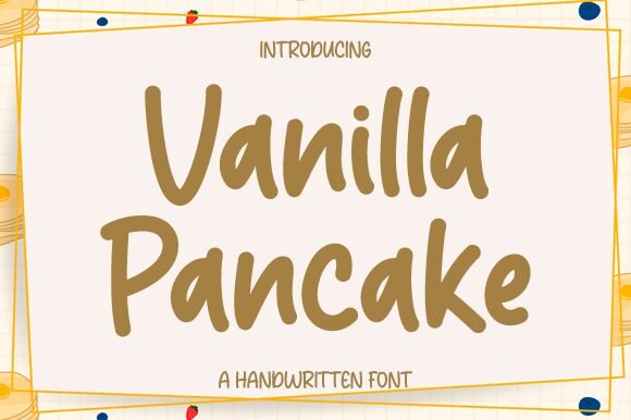 Vanilla Pancake Schriftart