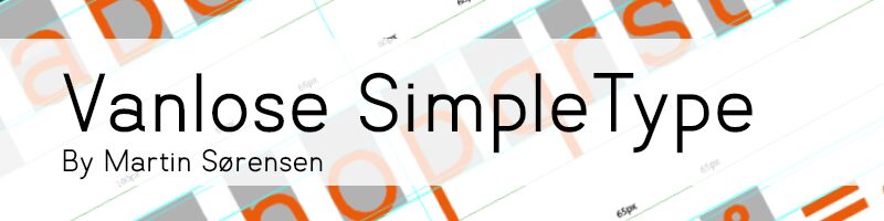 Vanlose_SimpleType Druh písma