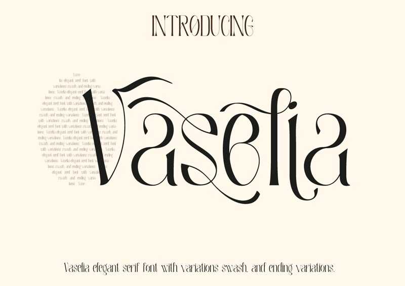 Vaselia 字体