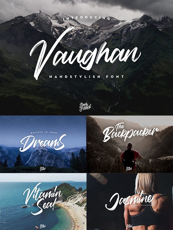 Vaughan Handstylish Schriftart