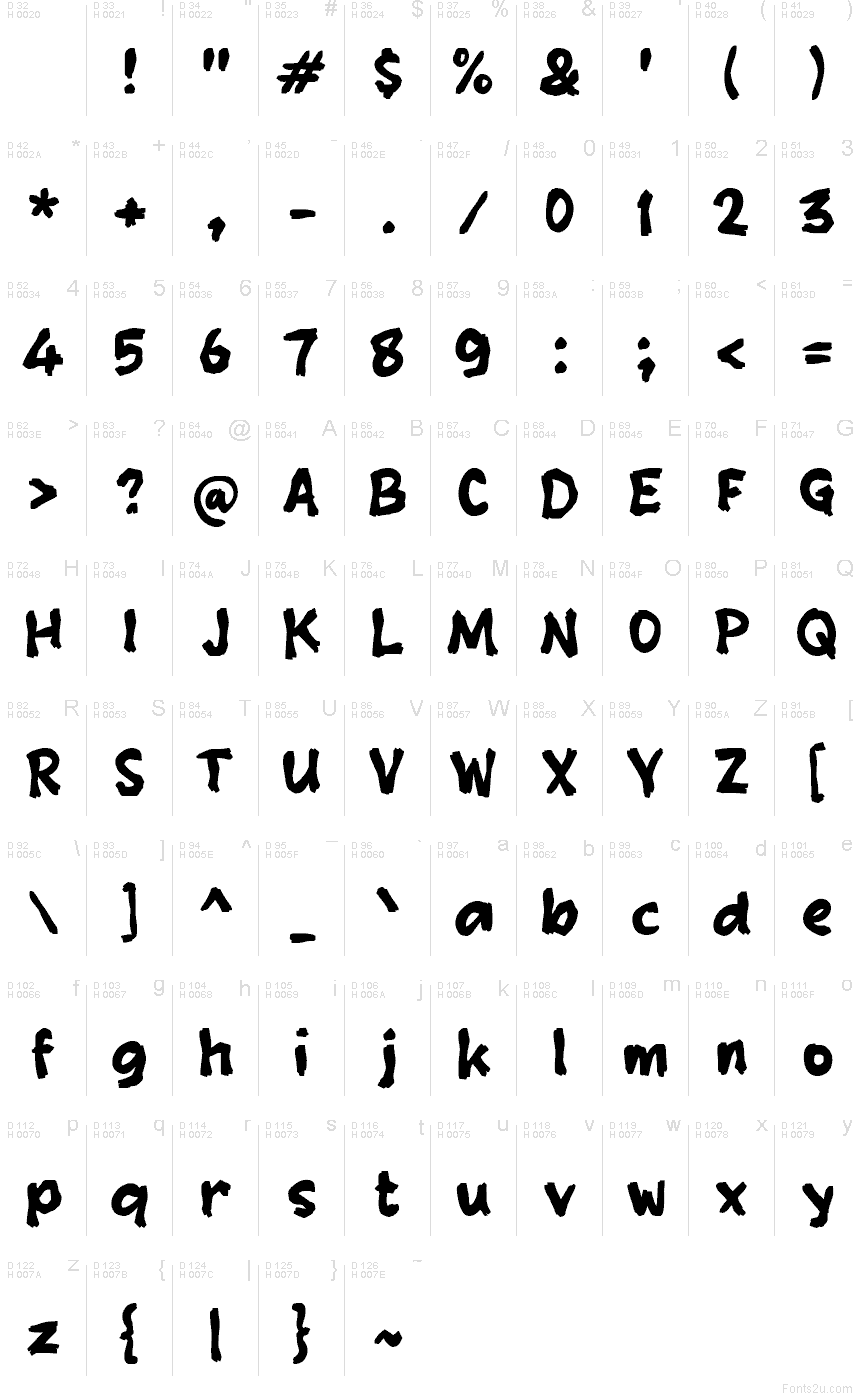 Vasya font