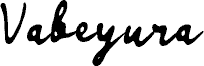 Vabeyura písmo