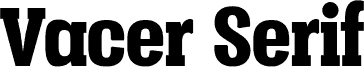 Vacer Serif Personal Black