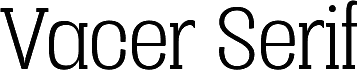 Vacer Serif Personal Light