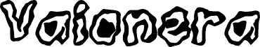 Preview of the Vaionera font