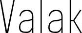 Valak Condensed Light