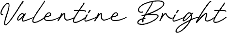 Valentine Bright Script