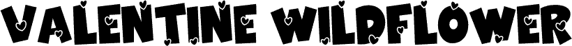 Valentine Wildflower Sans Demo
